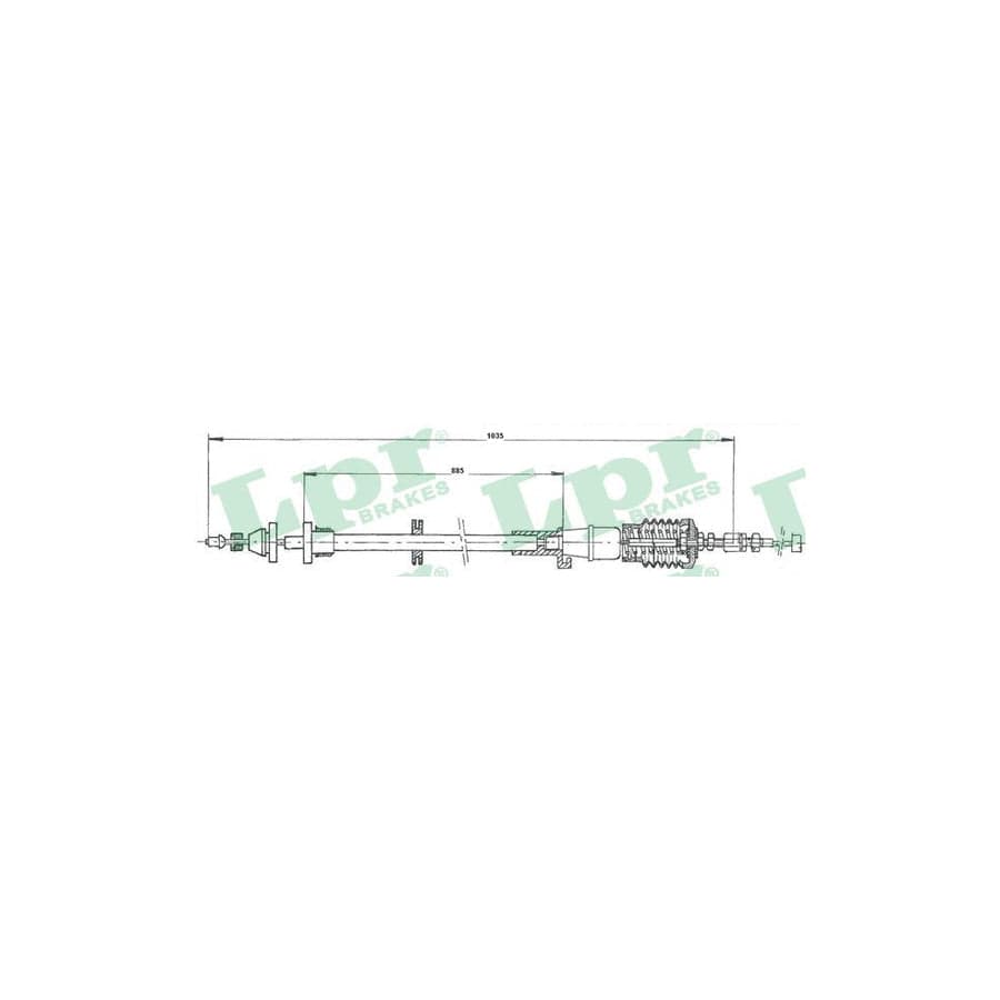 LPR C0068A Throttle Cable