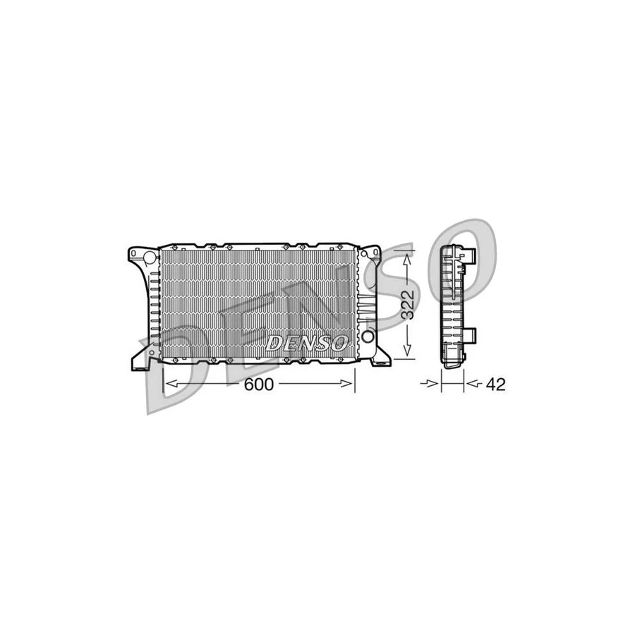 DENSO DRM10097 Engine Radiator for Ford Transit