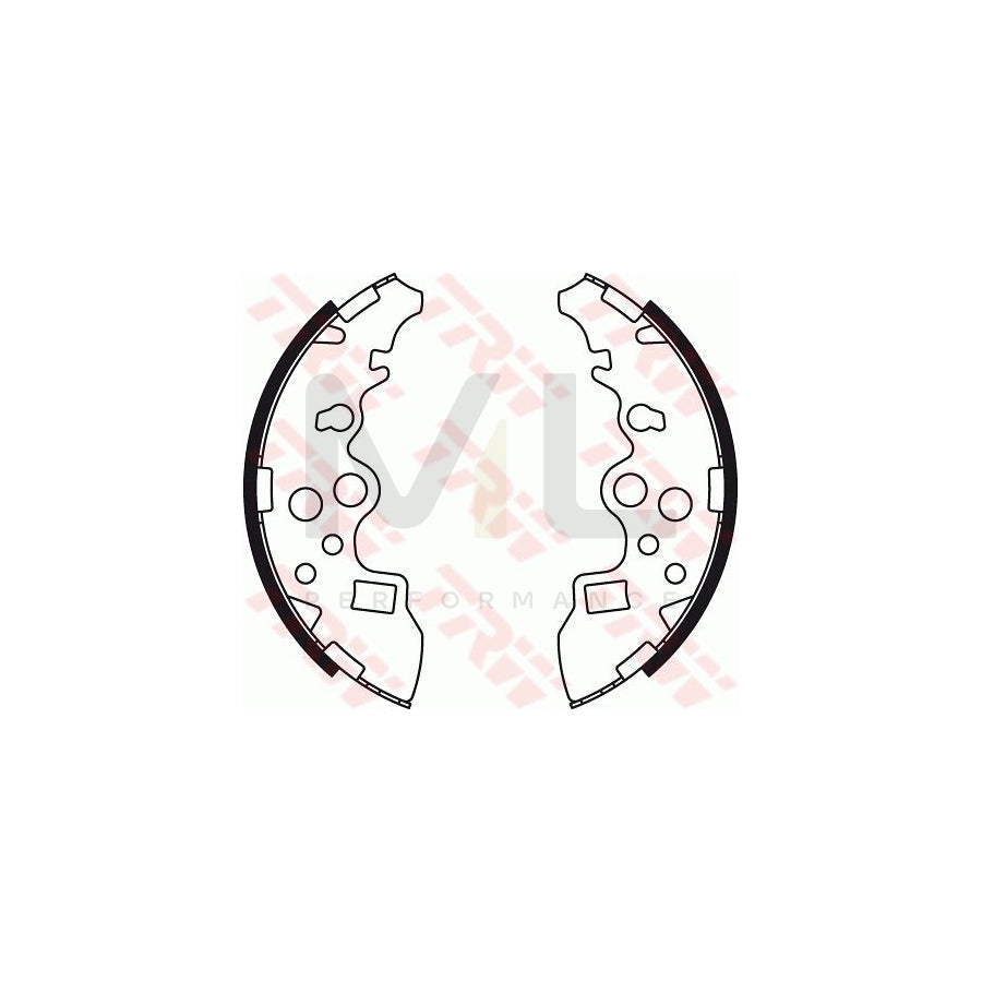 TRW GS8485 Brake Shoe Set for MAZDA E-Series | ML Performance Car Parts