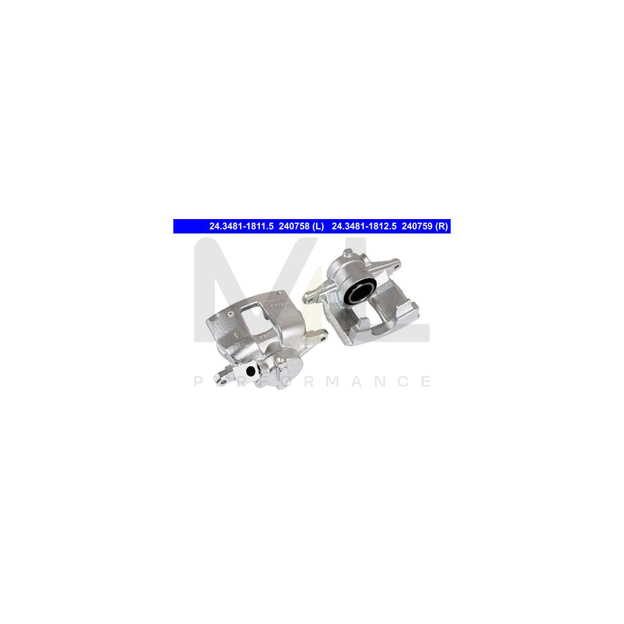 ATE 24.3481-1812.5 Brake Caliper without holder