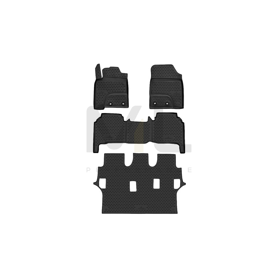 WALSER Tailored, XTR 75124 Floor mat set Centre, Front and Rear