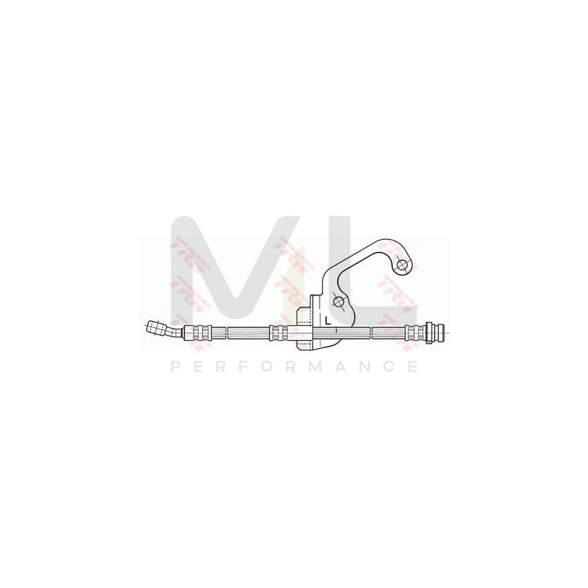 TRW PHD506 Brake Hose for HYUNDAI Terracan (HP) 435mm, M10x1 | ML Performance Car Parts
