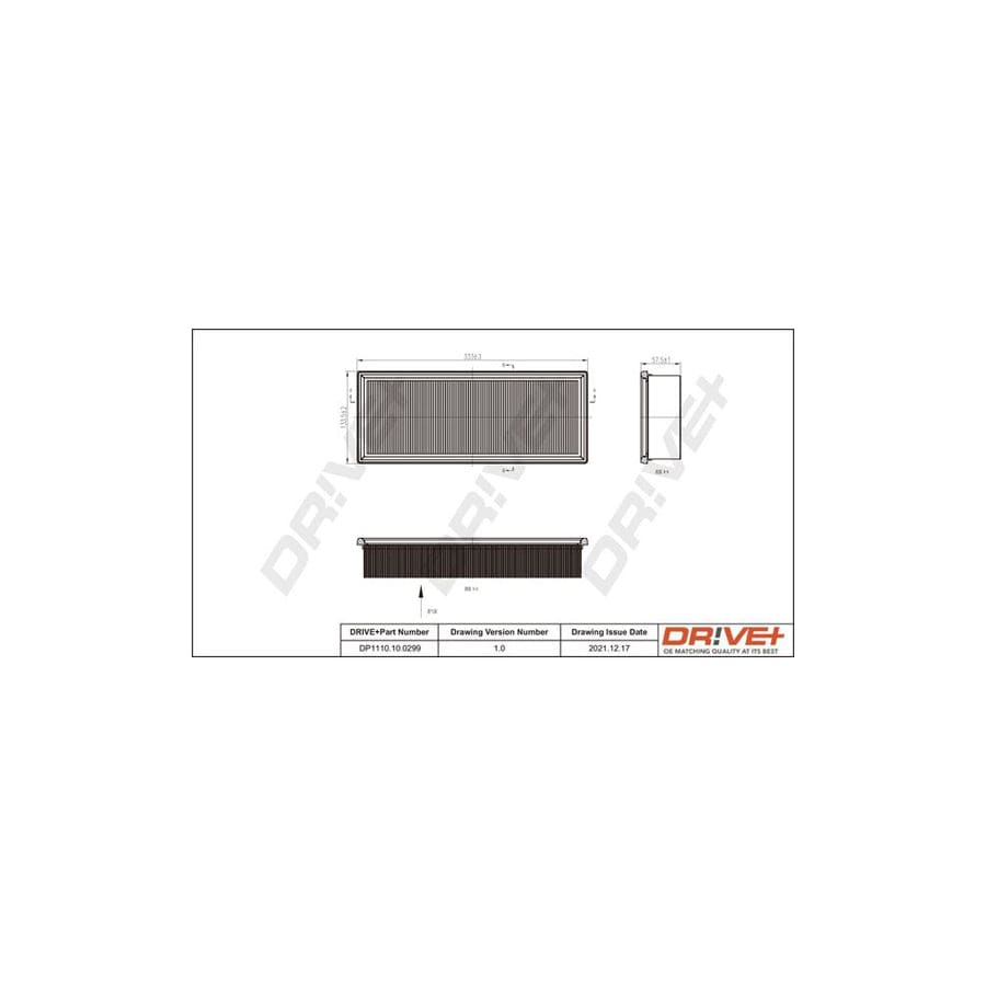 Dr!Ve+ Dp1110.10.0299 Air Filter