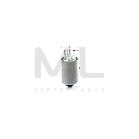 MANN-FILTER WK 829/4 Fuel filter In-Line Filter