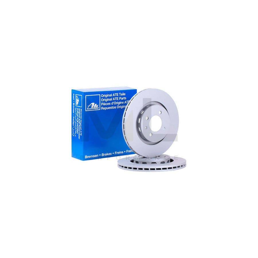 ATE 24.0122-0101.1 Brake Disc Vented, Coated, High-carbon  - 1 piece