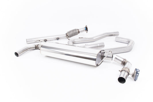 MillTek SSXHY121 Hyundai i30 Cat-Back with GPF Delete Pipe - with Titanium GT-115 Trims