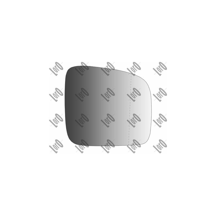 Abakus 4049G04 Mirror Glass, Outside Mirror for VW Caddy