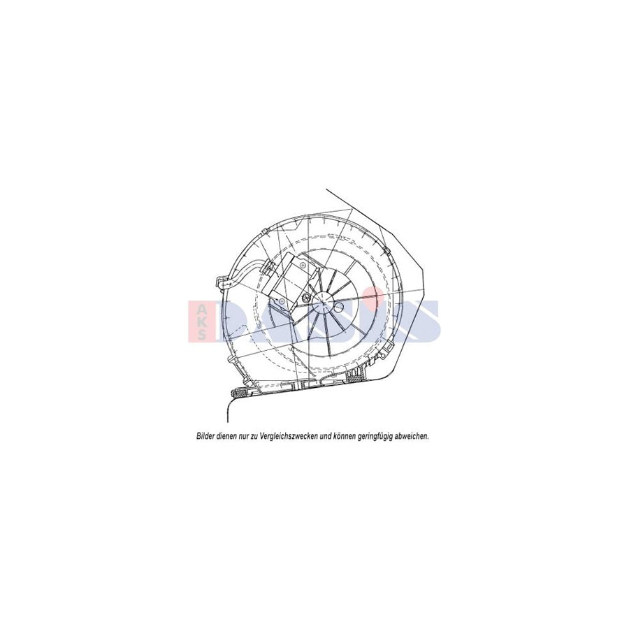 AKS Dasis 188063N Interior Blower for Renault Kangoo