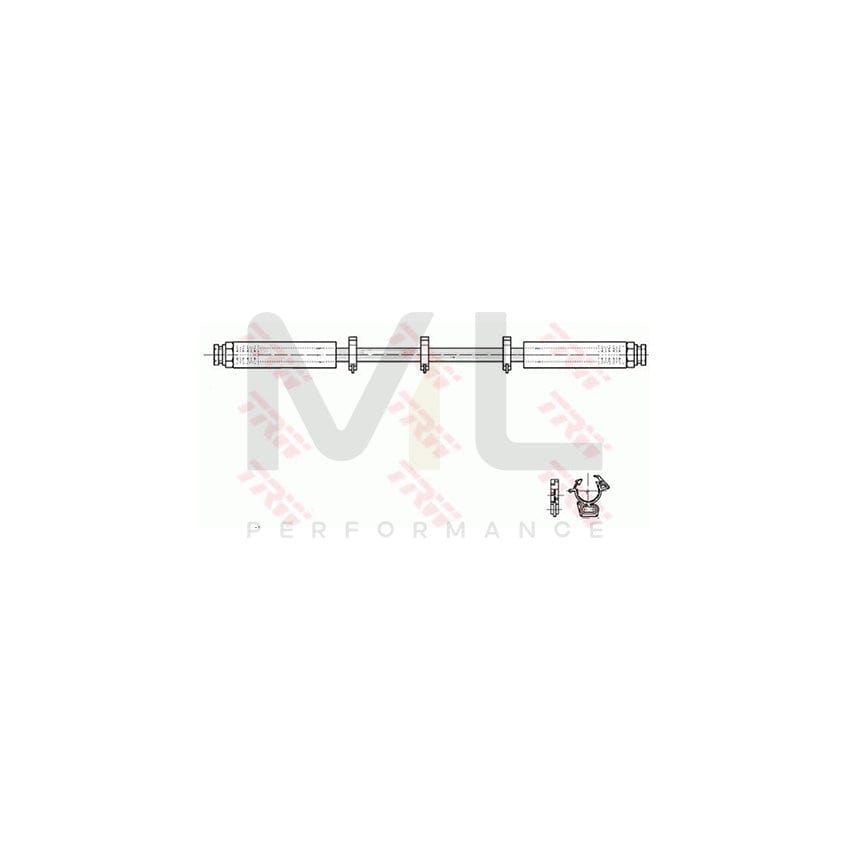 TRW PHA299 Brake Hose for ALFA ROMEO 164 (164) 336mm, M10x1 | ML Performance Car Parts