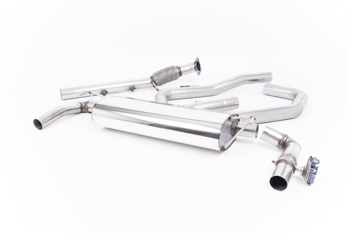 MillTek SSXHY120 Hyundai i30 Cat-Back with GPF Delete Pipe - with Cerakote Black GT-115 Trims