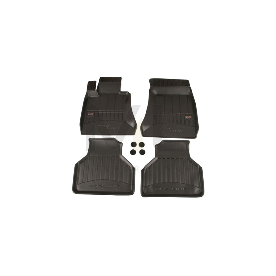 FROGUM 3D408555 Floor mat set for BMW 7 (E65, E66, E67) Elastomer, Front and Rear, Quantity: 4, Black