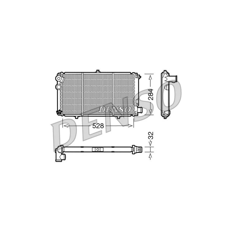 DENSO DRM07001 Engine Radiator