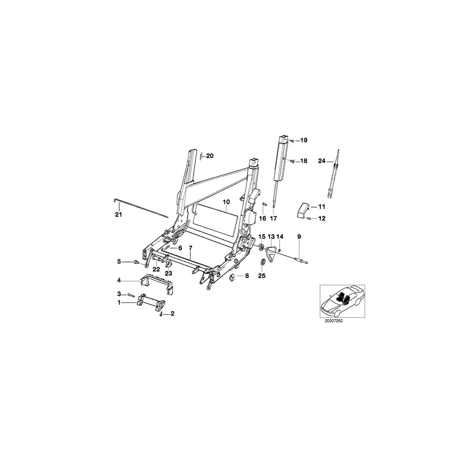 Genuine BMW 52108152276 E31 Lock Ring (Inc. 850CSi, 850Ci & 840Ci) | ML Performance US Car Parts