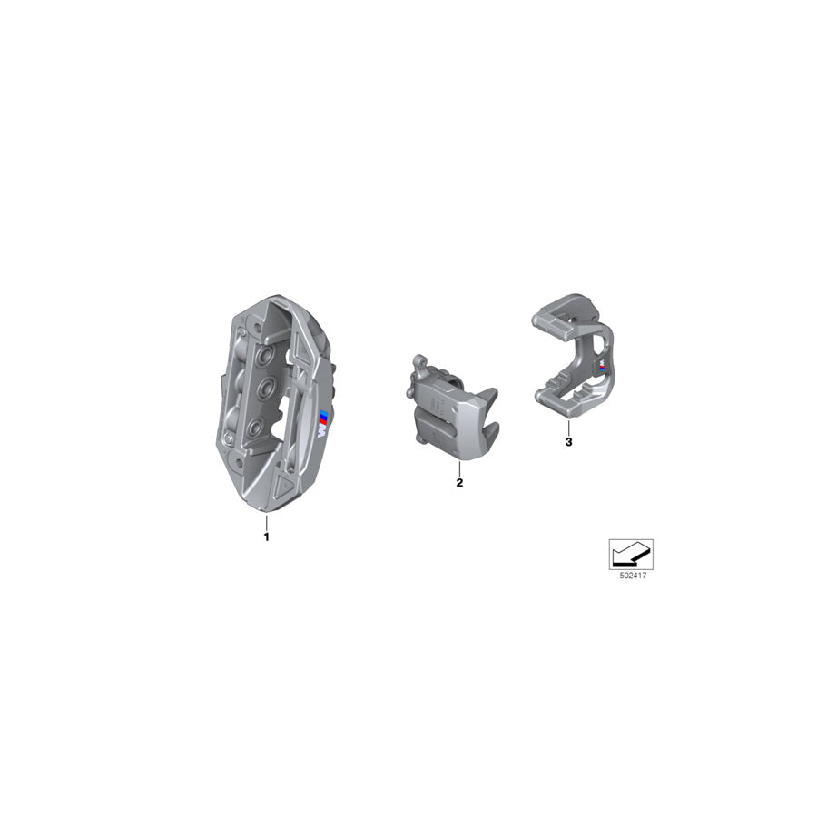 Genuine BMW 34206898596 F90 F91 G14 Bracket, Black, Right (Inc. 840i, 840dX & M850iX) | ML Performance US Car Parts
