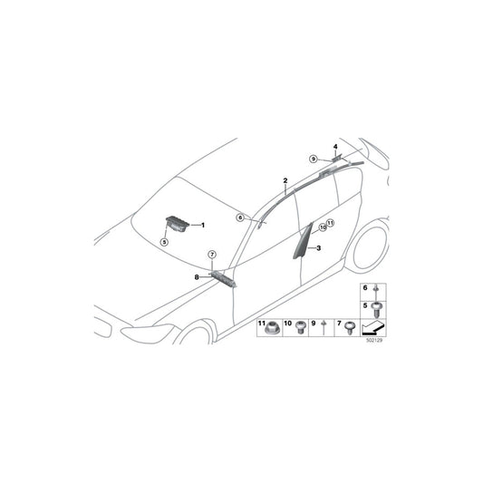 Genuine BMW 72127293286 F32 F22 Deflector Plate, Right (Inc. M240iX, 420d & 220i) | ML Performance US