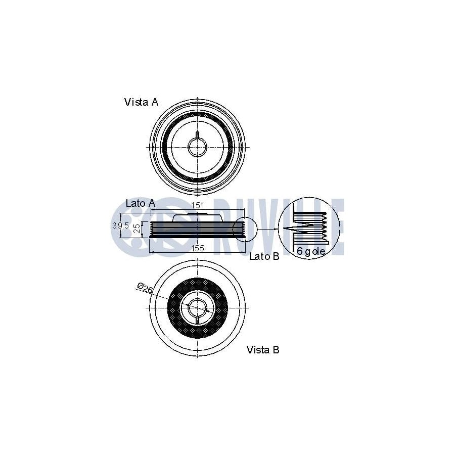 Ruville 985892 Axle Bush