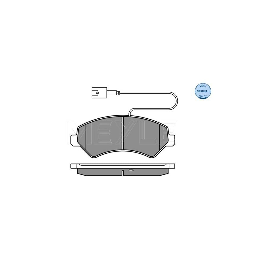 Meyle 025 244 6619/W1 Brake Pad Set