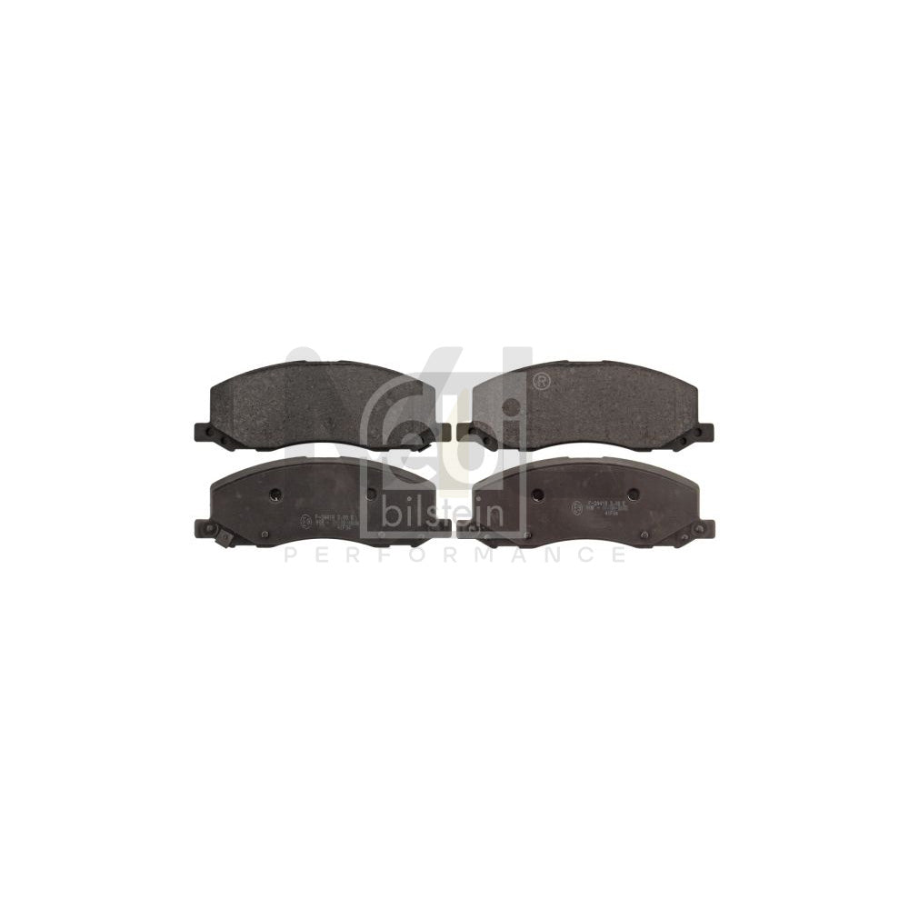Febi Bilstein 116149 Brake Pad Set Front Axle, With Acoustic Wear Warning