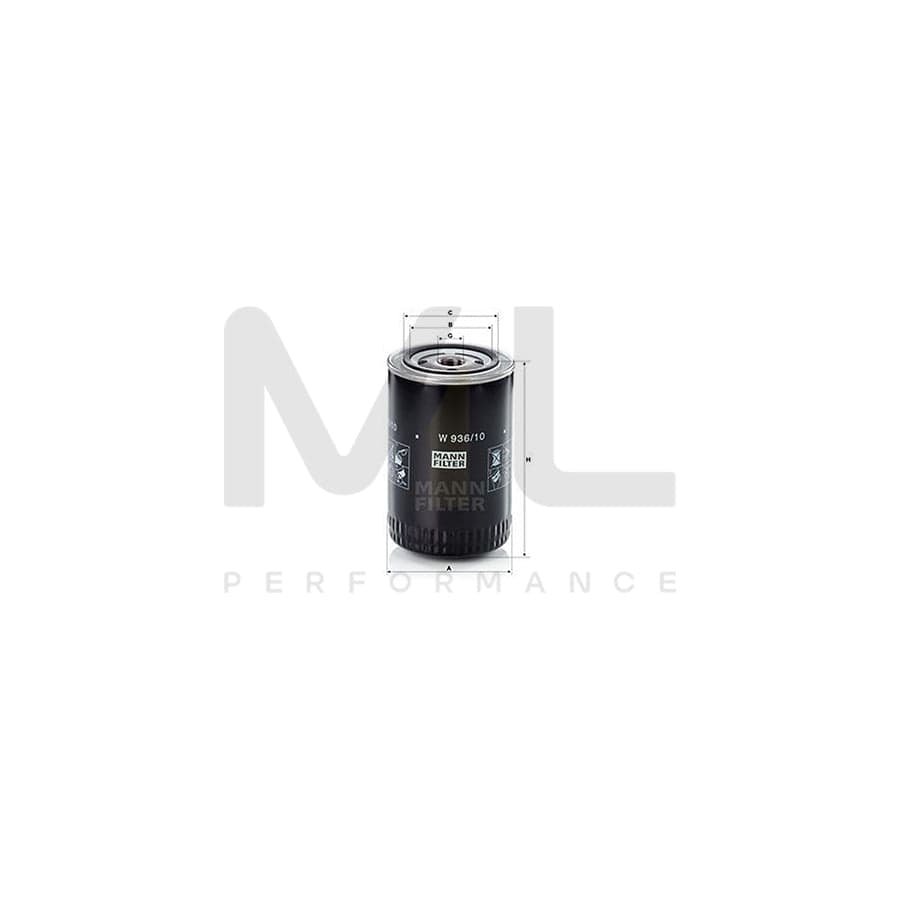 MANN-FILTER W 936/10 Oil Filter Spin-on Filter
