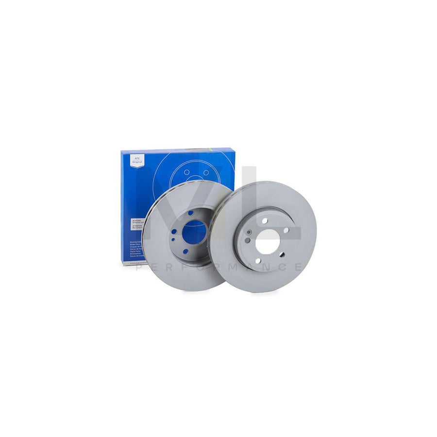 ATE 24.0128-0275.1 Brake Disc Vented, Coated, Alloyed / High-carbon, with bolts/screws  - 1 piece