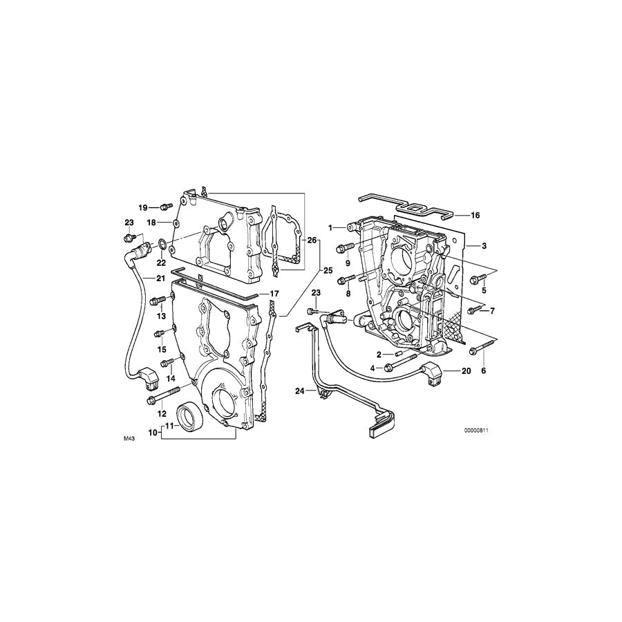 Genuine BMW 11141739905 E46 E34 E36 Gasket Steel (Inc. 316i 1.6, Z3 1.9 & 316i) | ML Performance US Car Parts