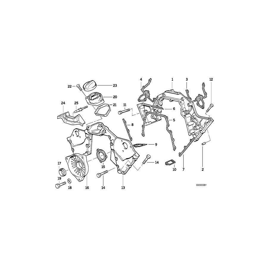 Genuine BMW 11141736687 E32 E38 Covering Plate (Inc. 750iL, 750i & 750iLS) | ML Performance US Car Parts