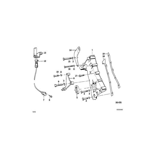Genuine BMW 11141735047 E34 E28 E12 Asbestos-Free Gasket Set Cover (Inc. 2500, 3.0L & 3.0SBav) | ML Performance US Car Parts