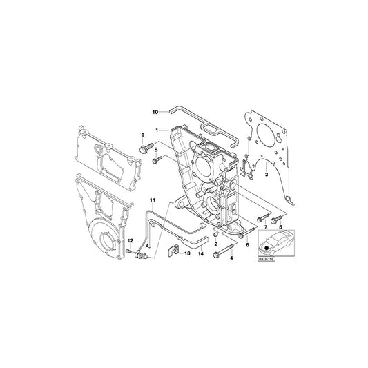 Genuine BMW 11141734363 E30 E36 Gasket Asbestos Free (Inc. 318i & 318is) | ML Performance UK Car Parts