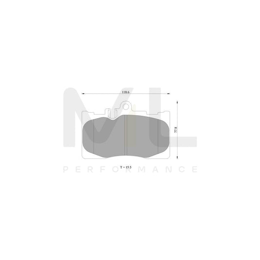 Bosch 0986Ab2286 Brake Pad Set BP2286N | ML Performance Car Parts