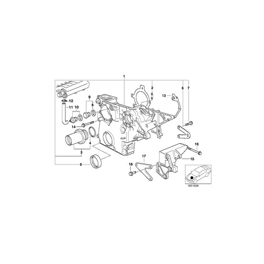Genuine BMW 11142247080 E39 E38 E36 Connector M20X1,5 (Inc. 525tds, 725tds & 325td) | ML Performance US Car Parts