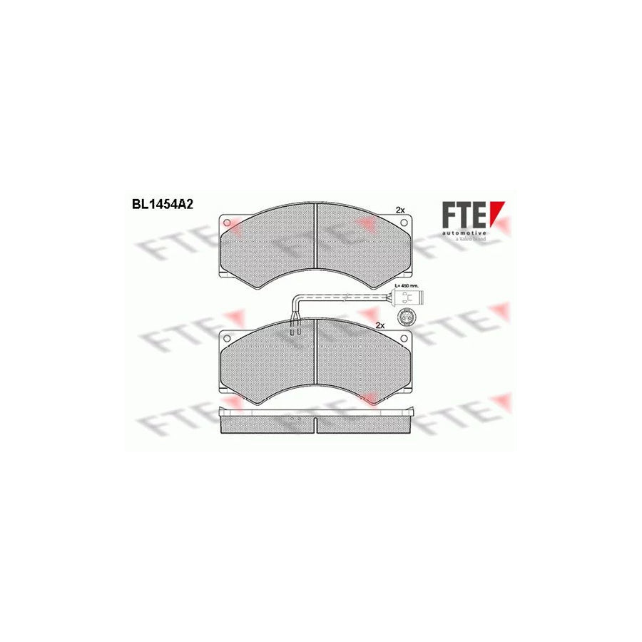 FTE Bl1454A2 Brake Pad Set