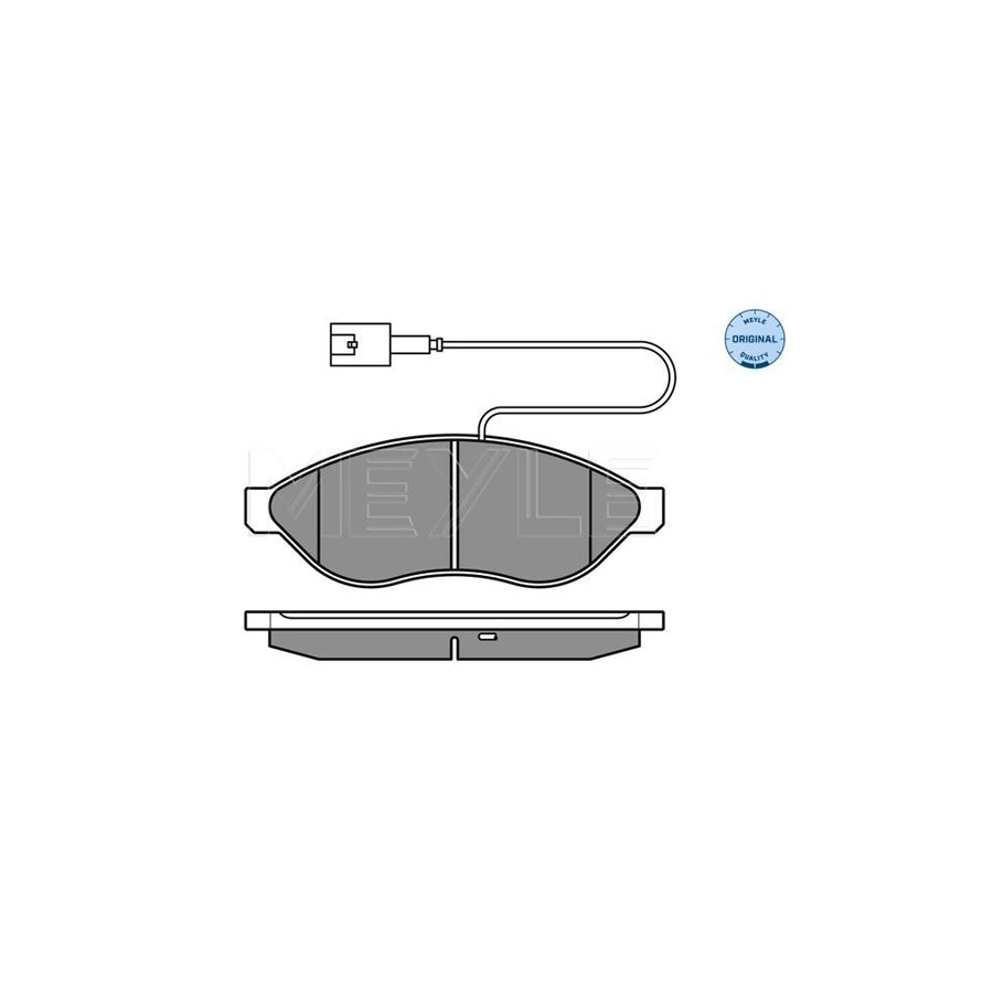 Meyle 025 244 6819/W1 Brake Pad Set