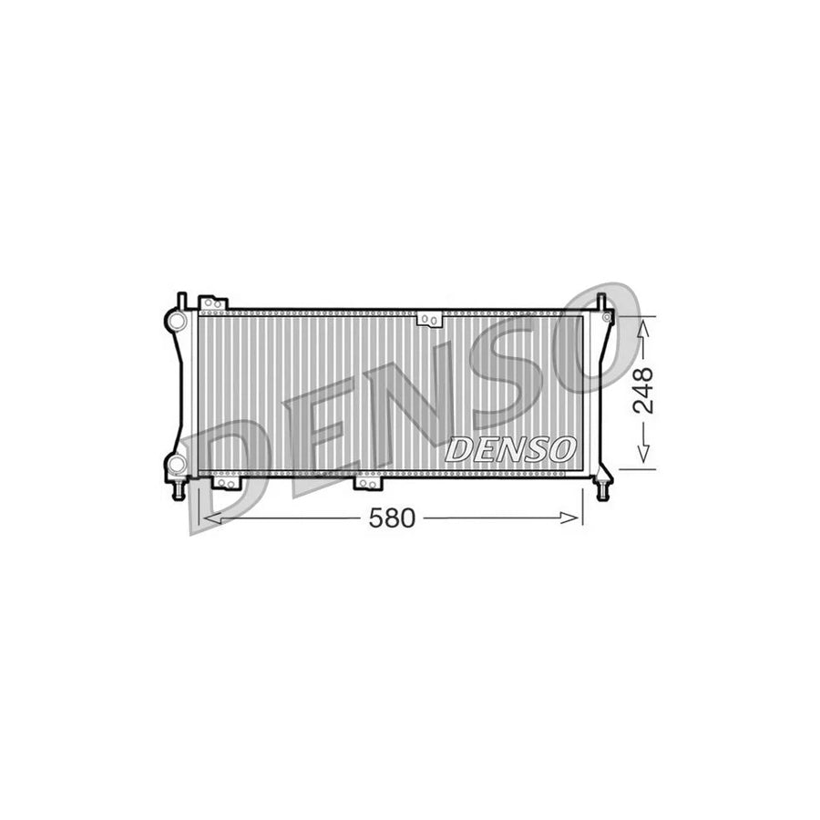 DENSO DRM09083 Engine Radiator for Fiat Panda
