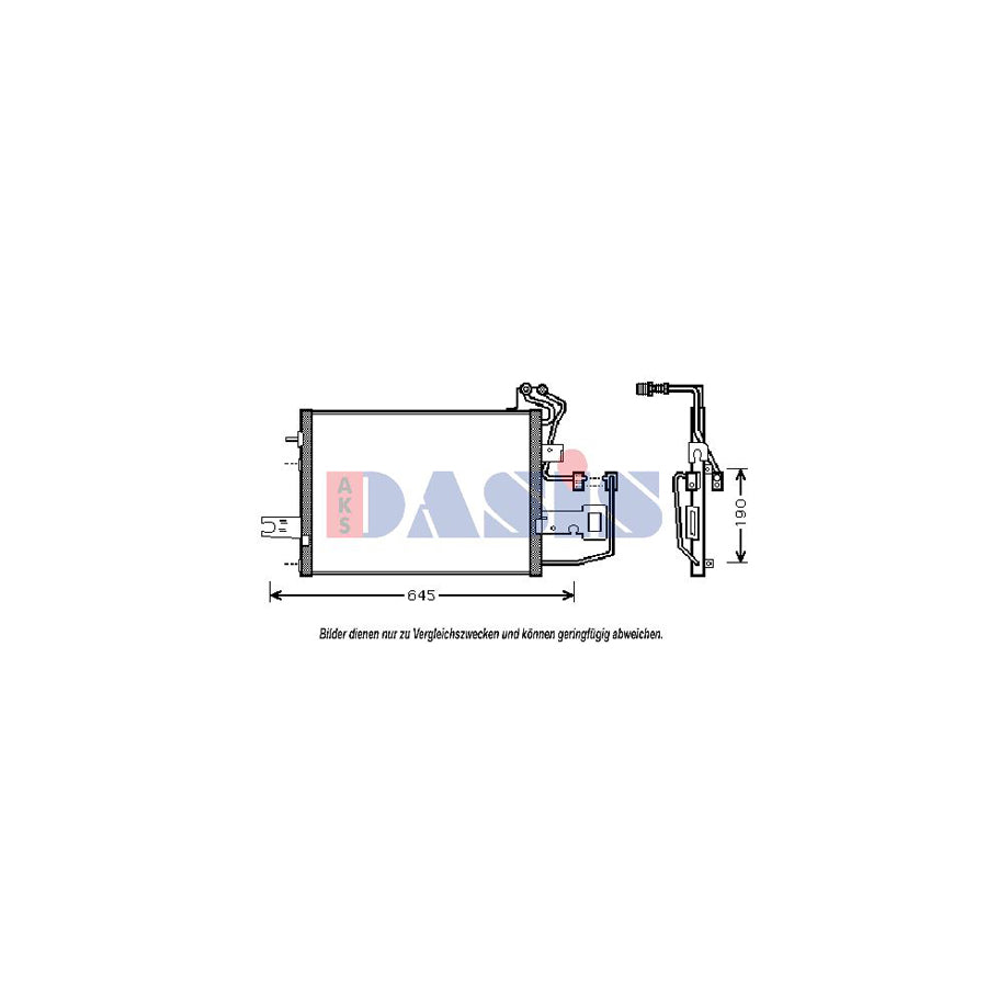 AKS Dasis 492002N Air Conditioning Condenser