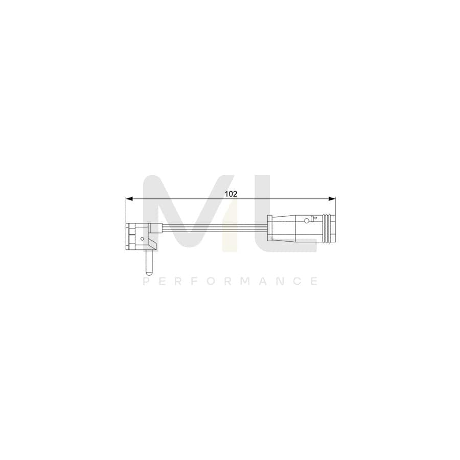 BOSCH 1 987 473 019 Brake pad wear sensor | ML Performance Car Parts