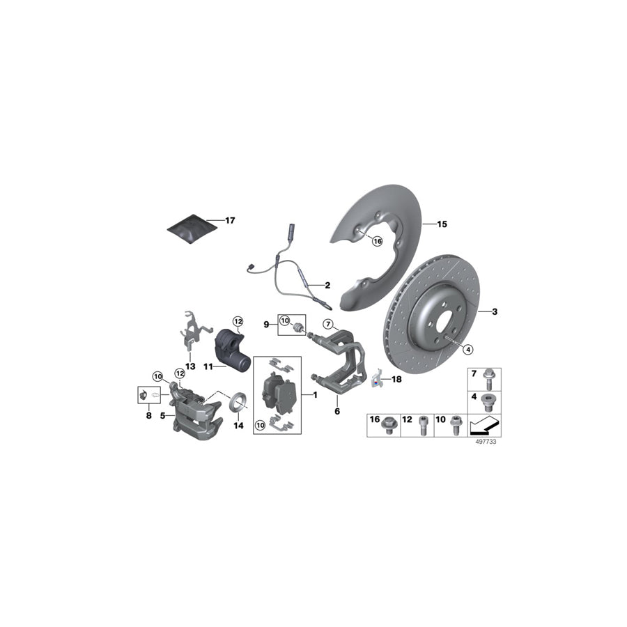 Genuine BMW 34206894094 G21 G29 G20 Seal (Inc. 330i, 320iX & 320dX) | ML Performance US Car Parts