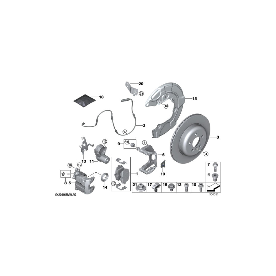 Genuine BMW 34356890704 G20 G21 G29 Holder (Inc. 330dX, 330iX & 320d) | ML Performance US