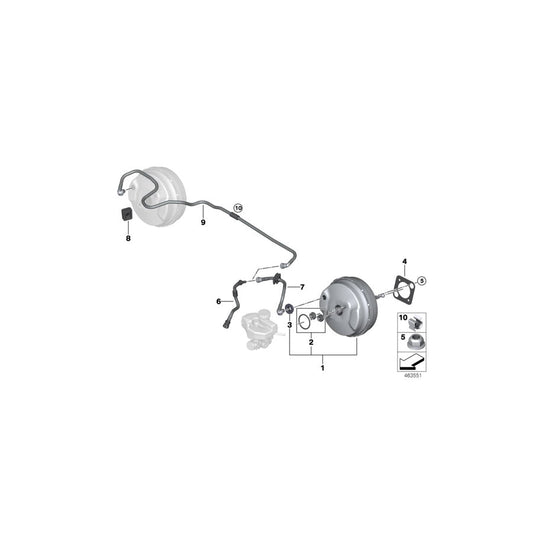 Genuine BMW 34336874526 G30 G31 Repair Kit Power Brake Unit (Inc. 530eX, 530e & 520dX) | ML Performance US