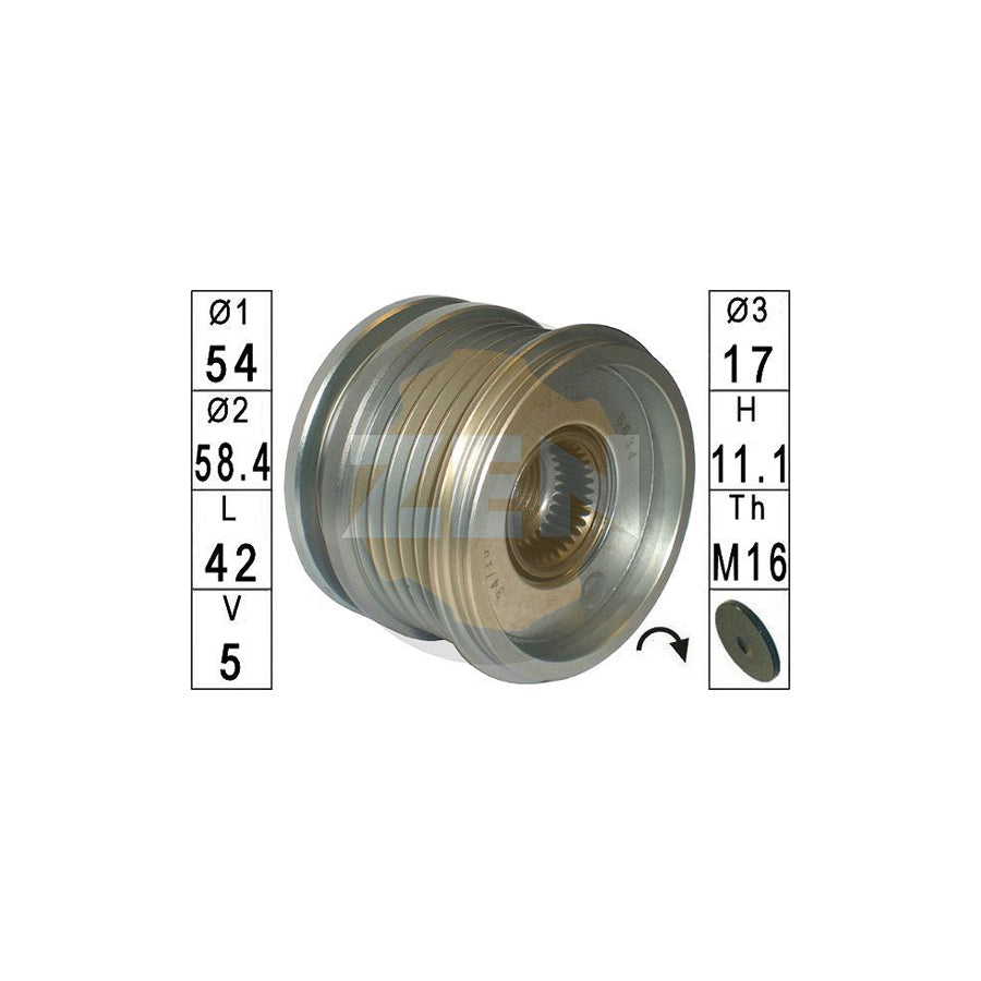 Era ZN5634 Alternator Freewheel Clutch