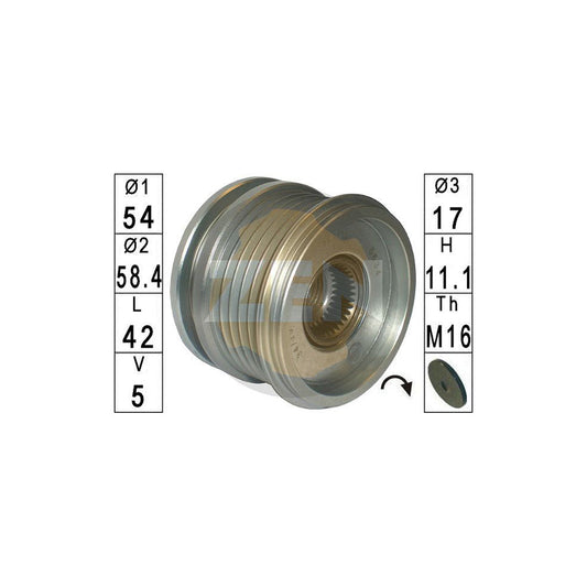 Era ZN5634 Alternator Freewheel Clutch