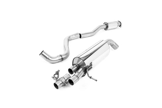 MillTek SSXHY158 Hyundai i20 Resonated OPF/GPF Back System with GT-90 Polished Trims - ECE Approved