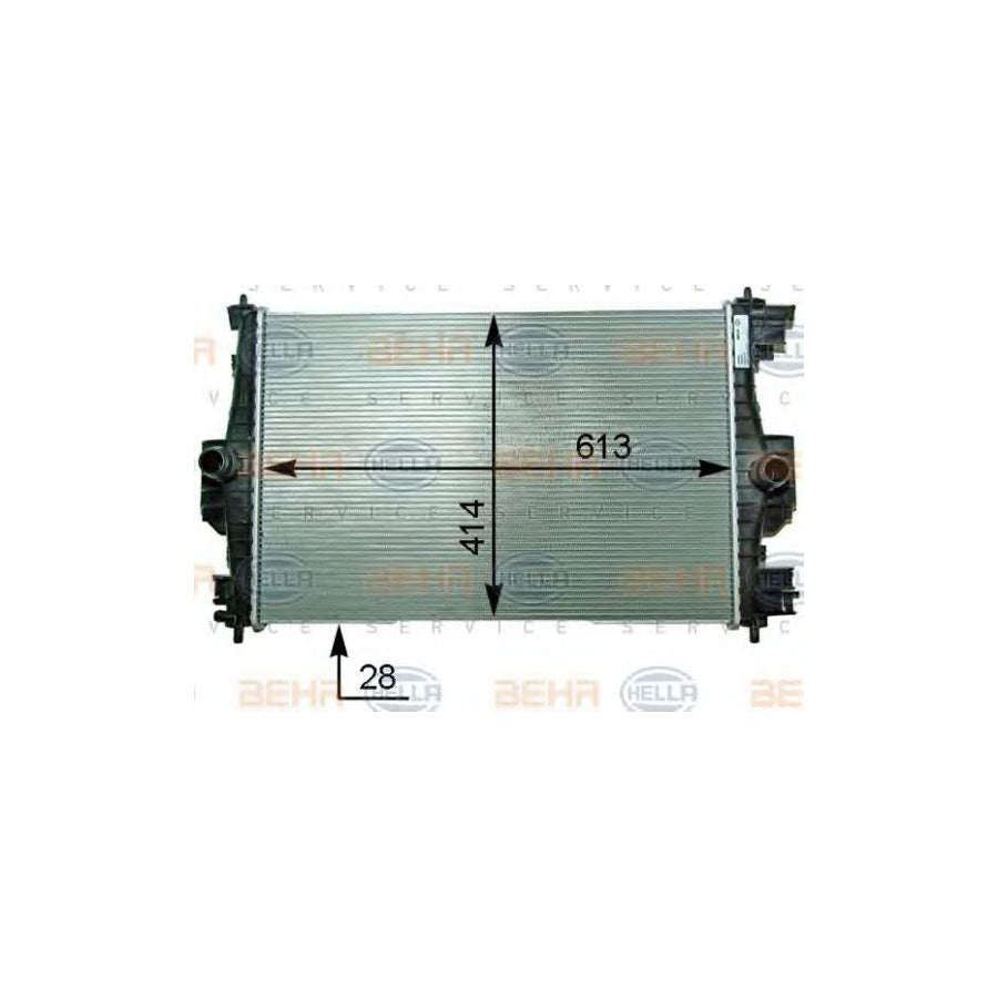 Hella 8MK 376 910-304 Engine Radiator