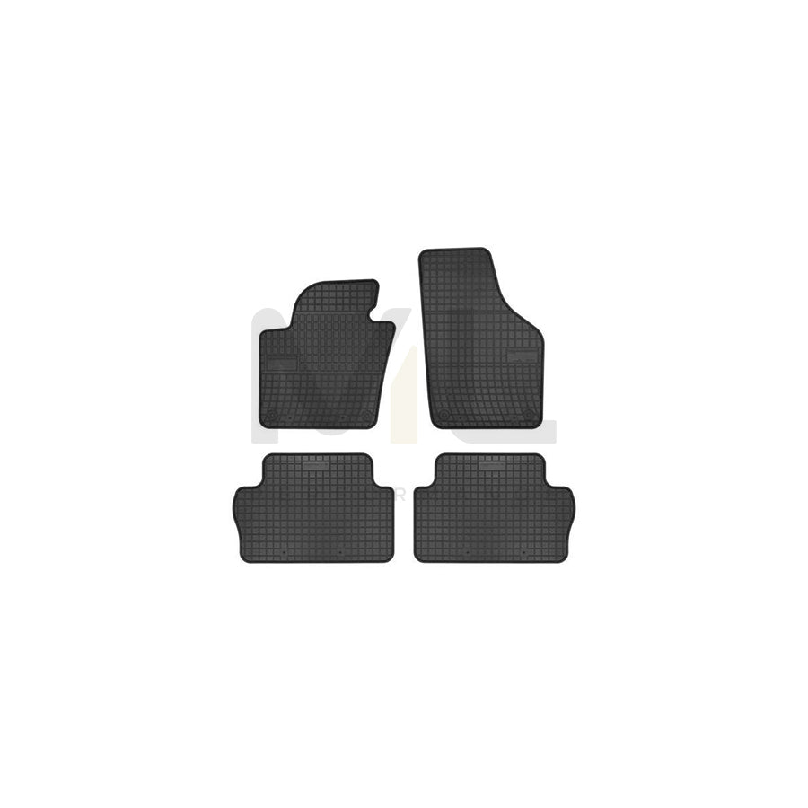FROGUM Tailored 0405 Floor mat set Elastomer, Front and Rear, Quantity: 4, Black, (LHD)