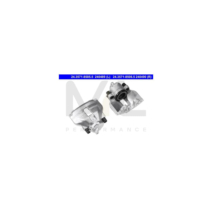 ATE 24.3571-8506.5 Brake Caliper without holder