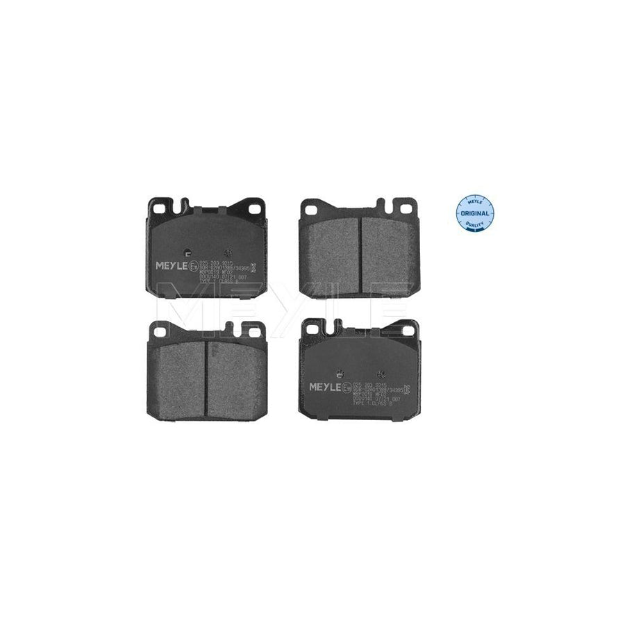 Meyle 025 203 9215 Brake Pad Set