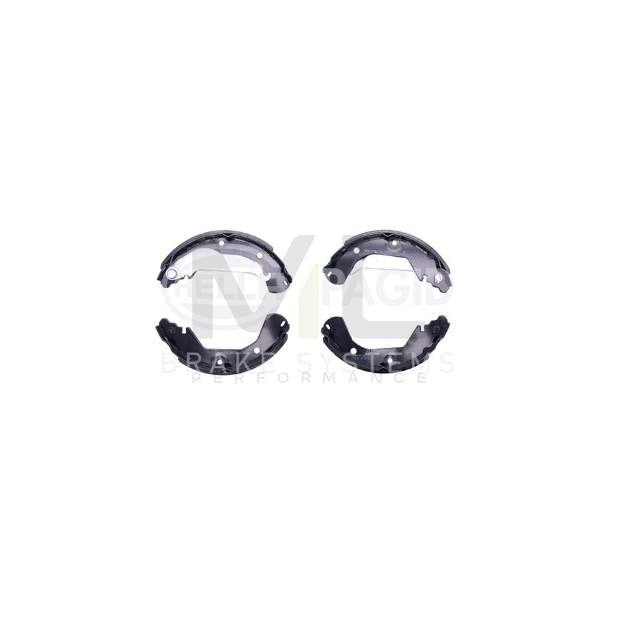 HELLA 8DB 355 022-151 Brake Shoe Set with handbrake lever