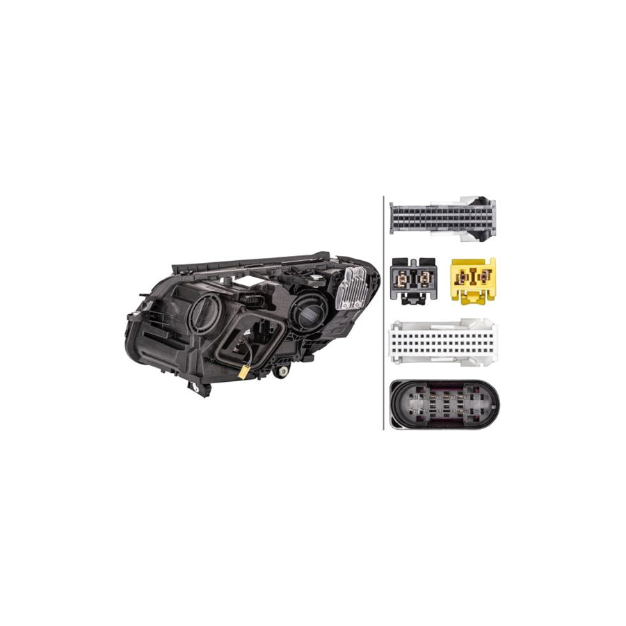 Hella 1LX 013 063-641 Headlight Suitable For Mercedes-Benz C-Class