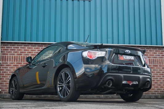 Scorpion SSU010 Subaru Resonated Secondary Cat-Back System (GT86/GR86/Scion FR-S/BRZ) | ML Performance US US