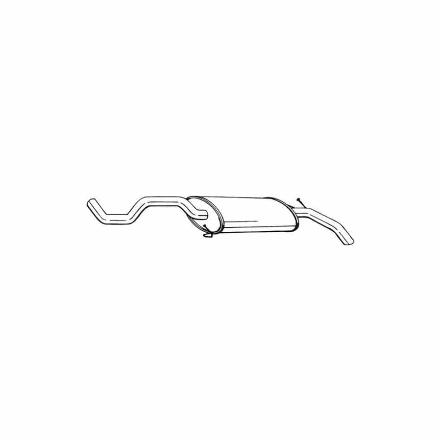 Bosal 281-377 Rear Silencer for VW Polo
