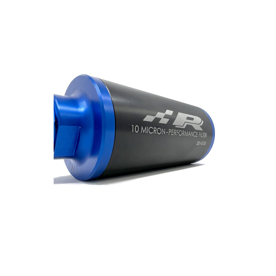 Precision Raceworks 201-0155 Inline Fuel Filter AN6 Male Flare 10 micron